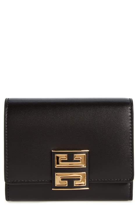 Givenchy 4G Leather Trifold Wallet 